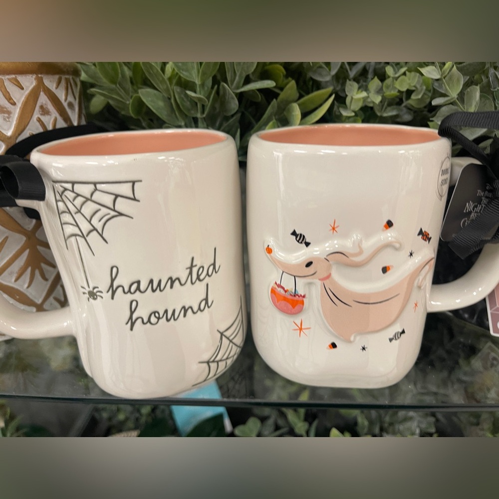 Disney Nightmare Before Christmas Zero Haunted Hound Halloween Ghost Dog Mug NWT
